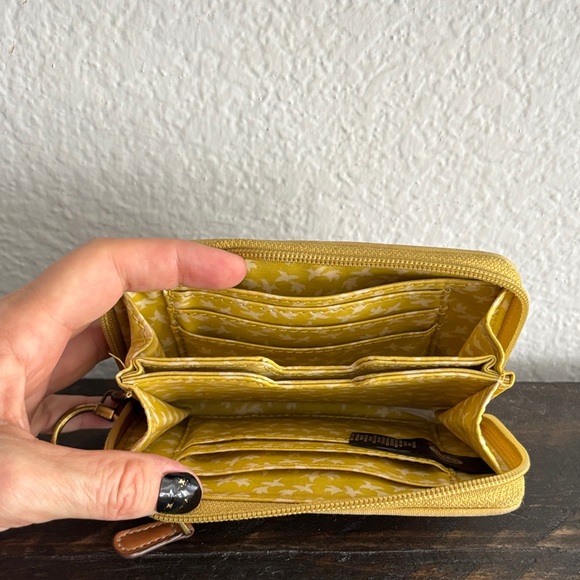 Fossil Yellow and Red Floral Wallet - Picture 4 of 4